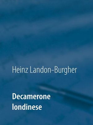 cover image of Decamerone londinese